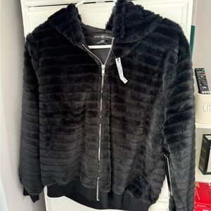 Almost Famous Black Teddy Jacket